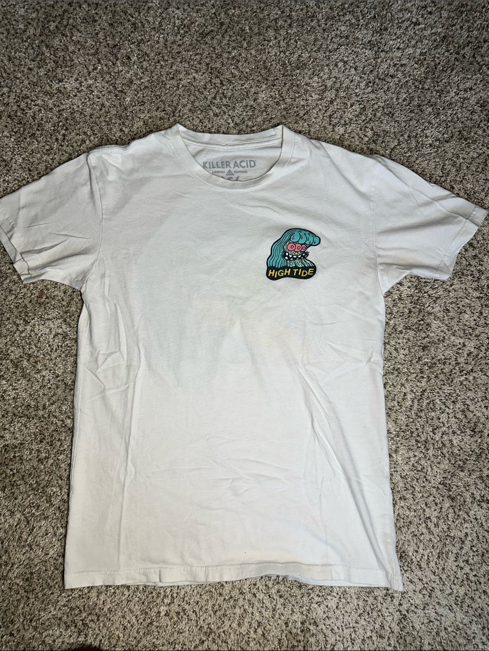 Killer Acid High Tide Graphic Tee - White - limited edition